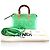 Fendi Borsa a tracolla Boston By The Way Verde - vista 6