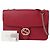 Gucci Borsa a spalla media intrecciata Rosso