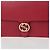 Gucci Borsa a spalla media intrecciata Rosso - vista 3