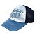 Acne Baseballkappe mit Logo-Print Multi Blau