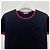 Moncler Blaue Baumwoll-T-Shirt mit gesticktem Logo - Ansicht 11