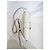 Gucci Borsa a tracolla incrociata GG Marmont in pelle bianca piccola Bianco - vista 11