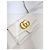 Gucci Borsa a tracolla incrociata GG Marmont in pelle bianca piccola Bianco - vista 18