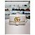 Gucci Borsa a tracolla incrociata GG Marmont in pelle bianca piccola Bianco - vista 9