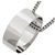 Maison Martin Margiela Collar de Péndulo Grande con Logo Plata - vista 5