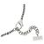 Maison Martin Margiela Collar de Péndulo Grande con Logo Plata - vista 6