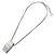 Maison Martin Margiela Collar de Péndulo Grande con Logo Plata - vista 7