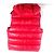 Moncler Chaleco de plumas con capucha Worms Roja - vista 3