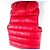 Moncler Chaleco de plumas con capucha Worms Roja - vista 4