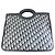 Dior Schräg gefaltete Clutch-Tote-Tasche - Ansicht 3