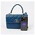Trendy CC Chanel Borsa a spalla piccola CC alla moda con manico superiore Blu - vista 13