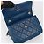 Trendy CC Chanel Borsa a spalla piccola CC alla moda con manico superiore Blu - vista 14