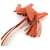 Hermès Charm per Borsa Wani Touch Pegasus Rodeo Rosso - vista 2