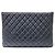 Chanel Clutch Caviar Large Multicolore - vista 3