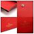 Valentino Tarjetero de piel de ternera roja Rockstud - vista 7