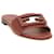 Fendi Leder-Slide Rot  - Ansicht 5