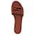 Fendi Leder-Slide Rot  - Ansicht 7