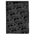 Dior Sciarpa in jacquard di lana e seta Gravity Nero  - vista 1