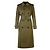 Burberry Trench coat largo de mezcla de algodón Dorado