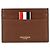 Thom Browne Wallet Soft Grain Cowhide Three-Line Tab Men's Card Wallet Red
