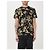Versace Camiseta Baroque Outline Multicor - vista 4