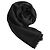 Gucci Sciarpa bicolore in lana e seta GG jacquard nera Nero - vista 6