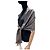 Gucci Sciarpa bicolore in lana e seta GG jacquard grigia Marrone - vista 11