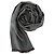 Gucci Sciarpa bicolore in lana e seta GG jacquard grigia Marrone - vista 5