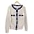Chanel Kaschmir-Strickjacke Weiß