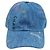 Chanel Denim Cap mit Logo Blau