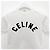 Céline Schwarzes T-Shirt mit Logo-Druck Weiß - Ansicht 3