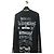 Balenciaga DIY Metall Langarm-T-Shirt Schwarz - Ansicht 2