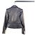 Balmain Lambskin Rider Leather Jacket - view 3