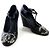 Chanel Scarpe con tacco a zeppa borchiate CC - vista 2