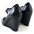 Chanel Scarpe con tacco a zeppa borchiate CC - vista 3