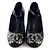 Chanel Scarpe con tacco a zeppa borchiate CC - vista 4