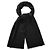 Salvatore Ferragamo Sciarpa Gancini Monogram Jacquard Seta Lana Donna Nero