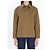 Saint Laurent Camicia overshirt in gabardine di cotone e lino Marrone - vista 4