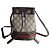 Gucci Mini borsa a secchiello Ophidia GG in tela beige Marrone