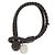 Bottega Veneta Bracciale Intrecciato Napa Nero