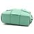 Bottega Veneta Borsa Tote e a Spalla in Pelle Nappa Candy Arco Sirena Verde - vista 8