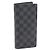 Louis Vuitton Portafoglio Brazza Damier Graphite per Uomini Marrone - vista 3