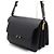 Marni Borsa a spalla in pelle Saffiano nera TRUNK - vista 2