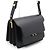 Marni Borsa a spalla in pelle Saffiano nera TRUNK - vista 3