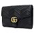 Gucci Clutch estruturado suave Marmont - vista 2