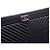 Chanel Grande Clutch in Blu Navy Scuro - vista 9