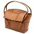 Bottega Veneta Borsa a mano e borsa a spalla Arco media in pelle marrone - vista 2