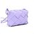 Bottega Veneta Borsa a Spalla e Borsa Crossbody Intrecciato Cassette Piccola Porpora - vista 3
