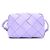 Bottega Veneta Borsa a Spalla e Borsa Crossbody Intrecciato Cassette Piccola Porpora - vista 4