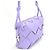 Bottega Veneta Borsa a Spalla e Borsa Crossbody Intrecciato Cassette Piccola Porpora - vista 7